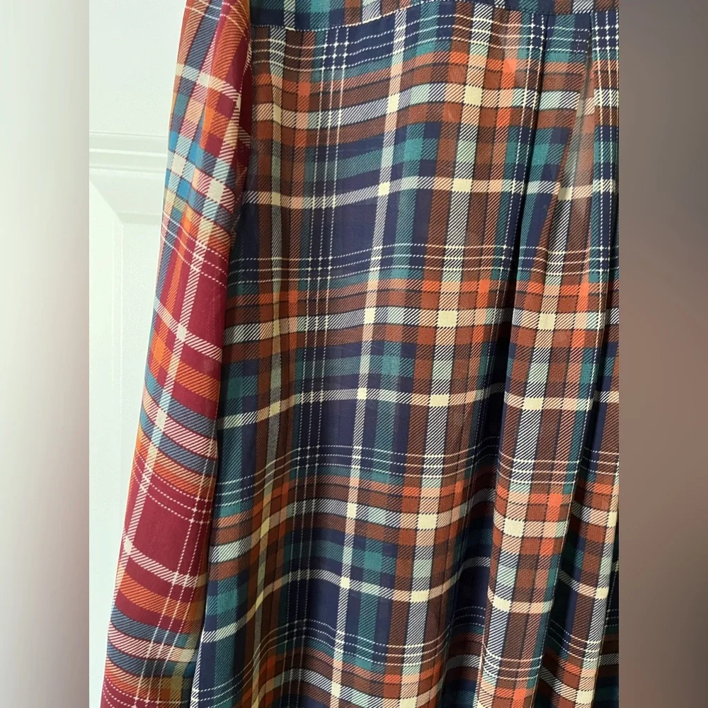 Anthropologie Maeve Plaid Blouse - Picture 5 of 5